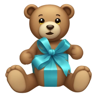 Teddy bear pass the parcel  sticker