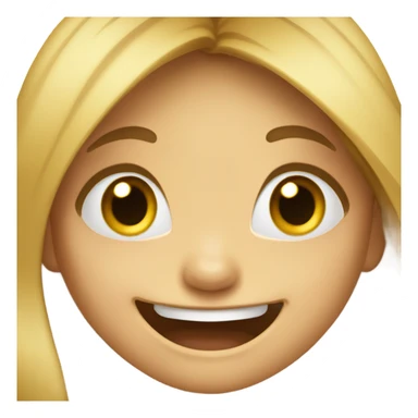 Girl laughing out lo sticker