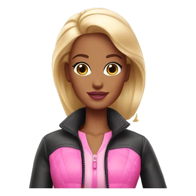 pink barbie  sticker