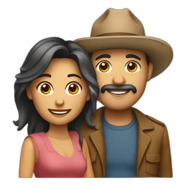 Hombre y mujer acostados sticker