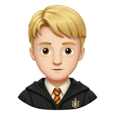 colin creevey in harry potter, wear hogwarts uniform sticker