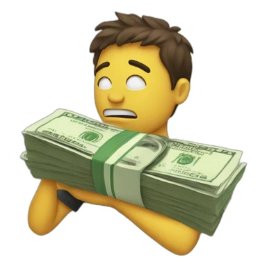 losing money in the stock market sticker