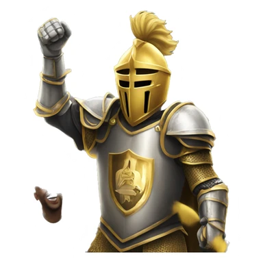 Golden Knight victory celebration  sticker
