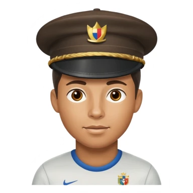 ronaldo with hat sticker