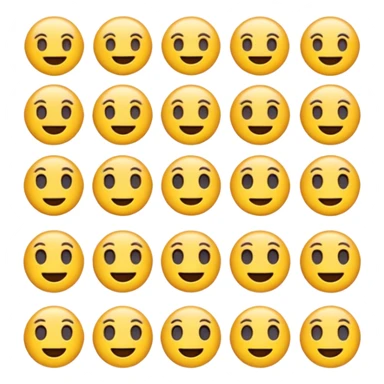 Create all iphone emojis sticker