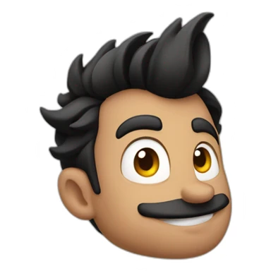 Maleficiant disney character with just upper body sticker