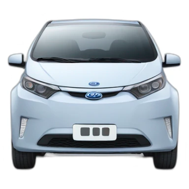 byd electro car 2023 front sticker