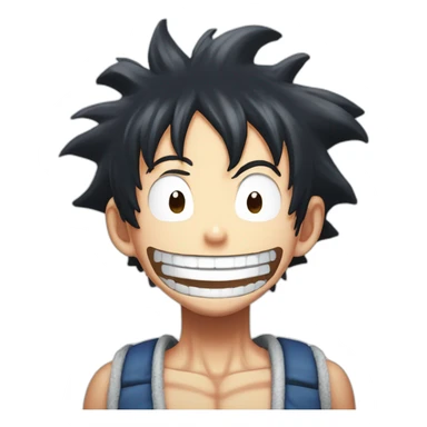Luffy Gear 5 laugh sticker