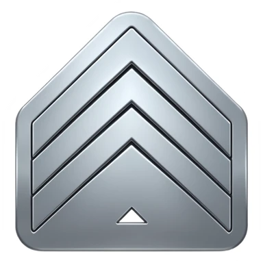 simple chevron up icon sticker