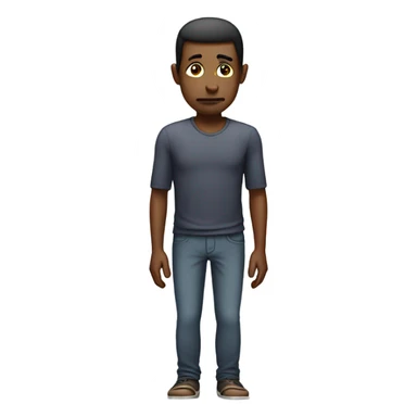 Weak skinny person  sticker