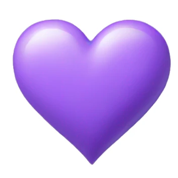 Heart purple pastel sticker