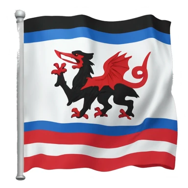 Canton fribourg flag sticker