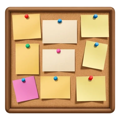 bulletin board sticker