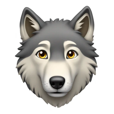 Loup sticker