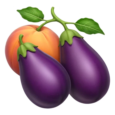 🍆  🍑 sticker