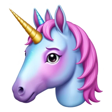 sad unicorn sticker