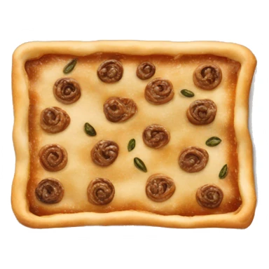 pissaladière avec des oignons sticker