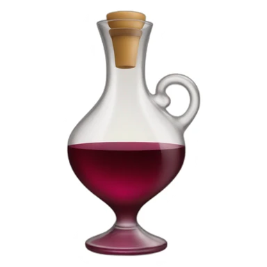 wine decanter sticker