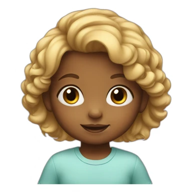 Toddler girl sticker