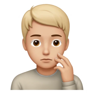 image, where developer think about telling somebody something sticker