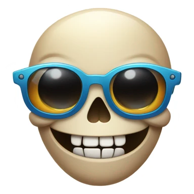 Skibidi skull sticker