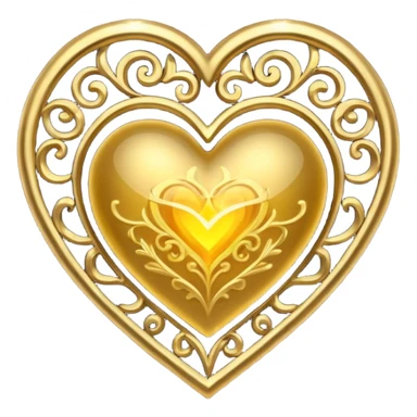 fantasy themed heart sticker