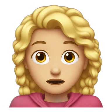 Crying heidi sticker