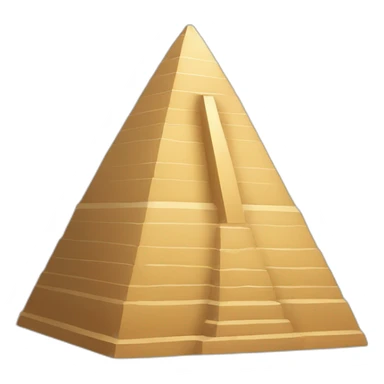 Egyptian pyramid icon sticker