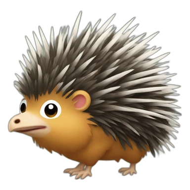 Porcupine-chicken sticker