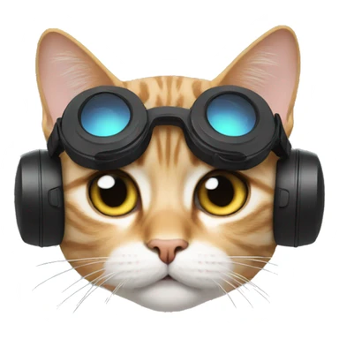Cat vr sticker
