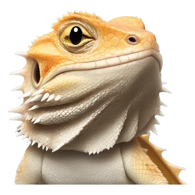 'huh' bearded dragon sticker