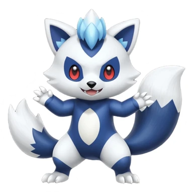 Oshawott-Zoroark-Meowstic-fusion sticker