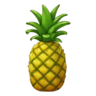 Ananas sur pain sticker