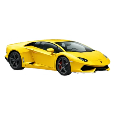yellow lamborghini sticker