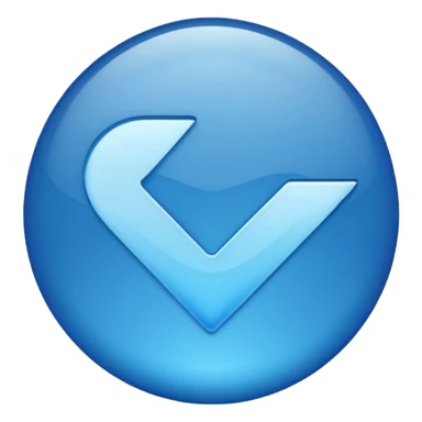 Insta blue tick imoji sticker