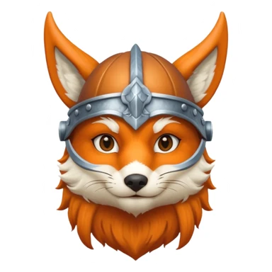 viking fox sticker
