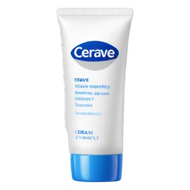 eye cream bottle with label cerave style  sticker