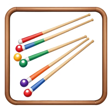 Pool game with balls and cues sticker