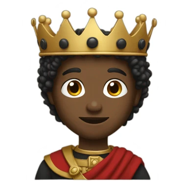 King's son with black sticker