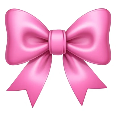 Pink cute bow sticker