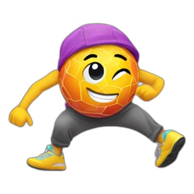 Zumba boule à facettes sticker