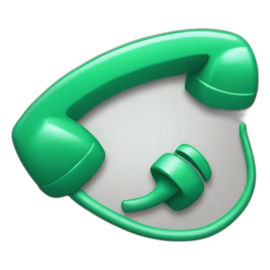 telephone receiver sticker