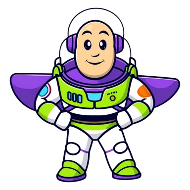 Buzz Lightyear from Toy Story sticker