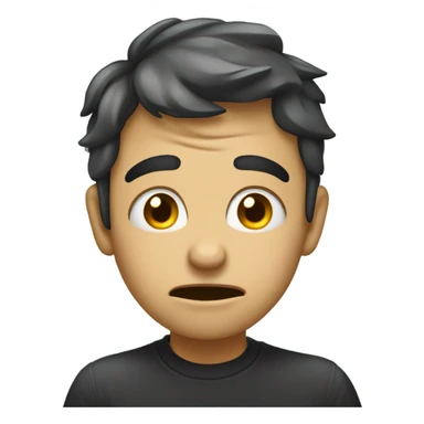 Crying sarcastically sticker