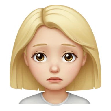 Sad girl sticker