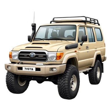 landcruiser 79 series - Toyota (Model Year: 2008) (Iconic colour: sand) sticker