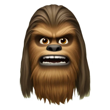 Chewbacca with donkey from shrek sticker