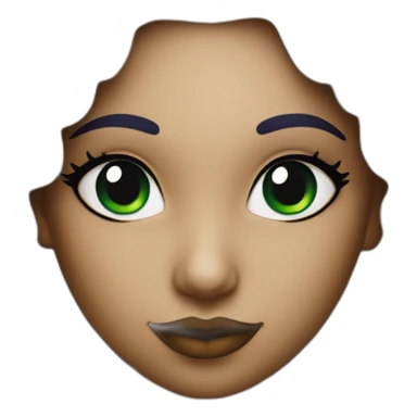 mardi gras girl sticker