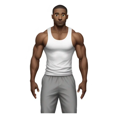 Full planche, planche, calisthenics, male, sideshot sticker