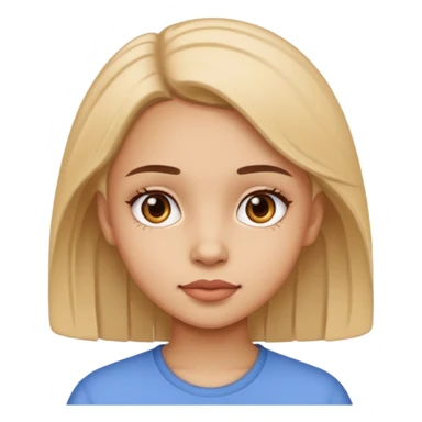 Girl using edit sticker